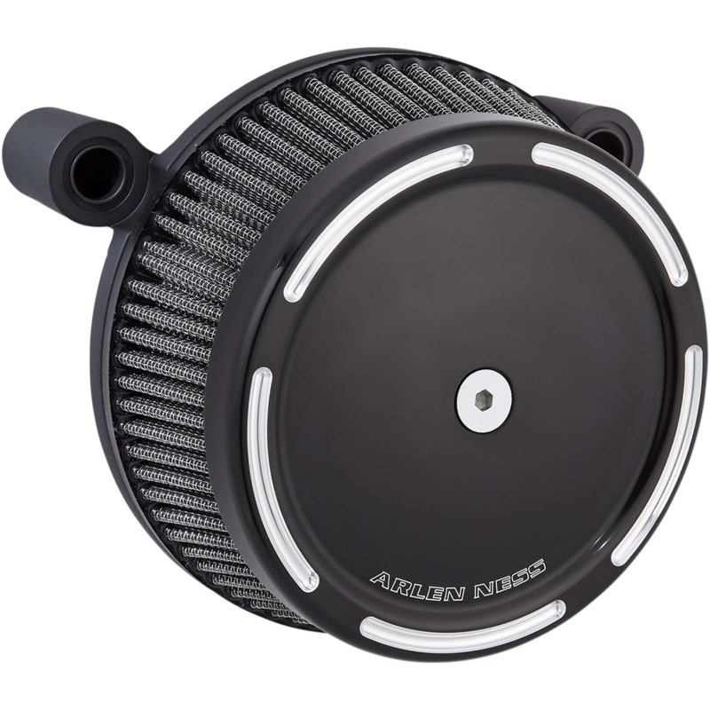 ARLEN NESS Air Cleaner Synthetic Stage1 Slot Track Black X Big Sucker Stage I Air Filter Kit with Synthetic Filter  Slot Track