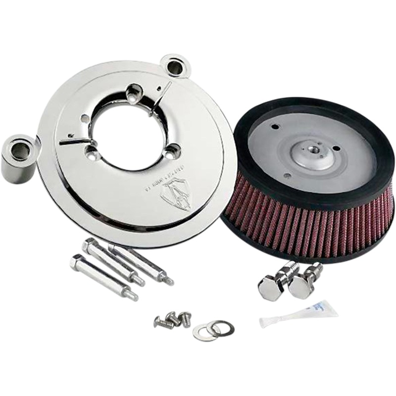 ARLEN NESS Big Sucker Stage-1 08-13FL Chrome Big Sucker Air Filter Kit Accepts OEM Covers