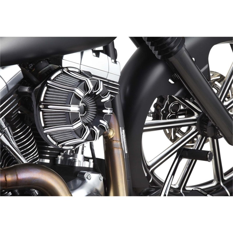 ARLEN NESS Inverted Sucker 10 Gauge Black Inverted Series Air Cleaner Kit  10 Gauge