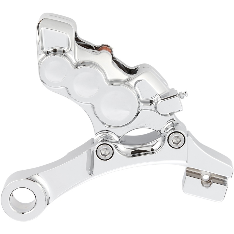ARLEN NESS 6-Piston Caliper – Rear – Chrome – 11.8 Ness Tech Six-Piston Differential Bore Caliper