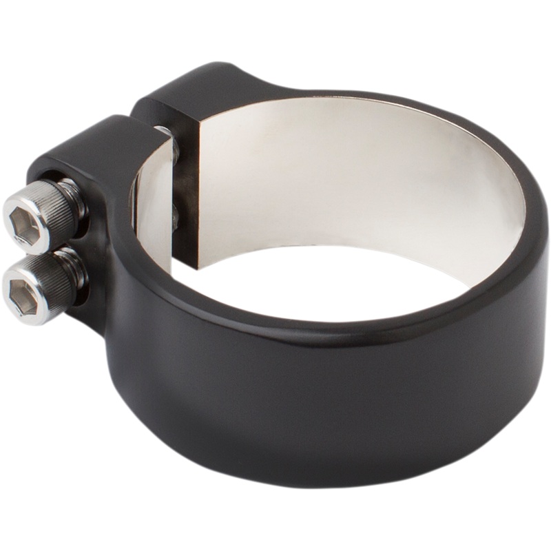 ARLEN NESS Black Exhaust Clamp – 2.5 Super Clamp for Slip-On Muffler