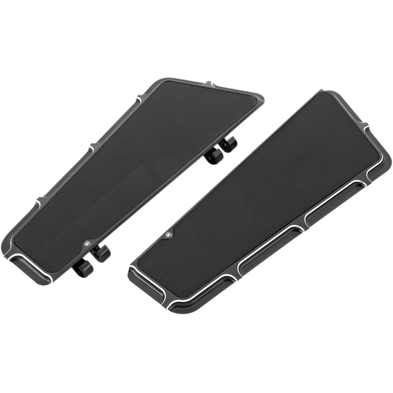 ARLEN NESS Driver Floorboard – Black – Bevelled Fusion Series Adjustable Floorboards