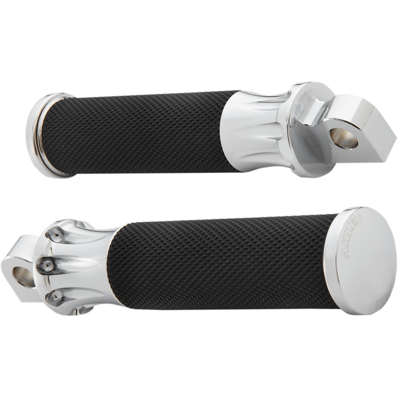 ARLEN NESS Footpeg – Deep Cut – Chrome Fusion Male-Mount Footpegs