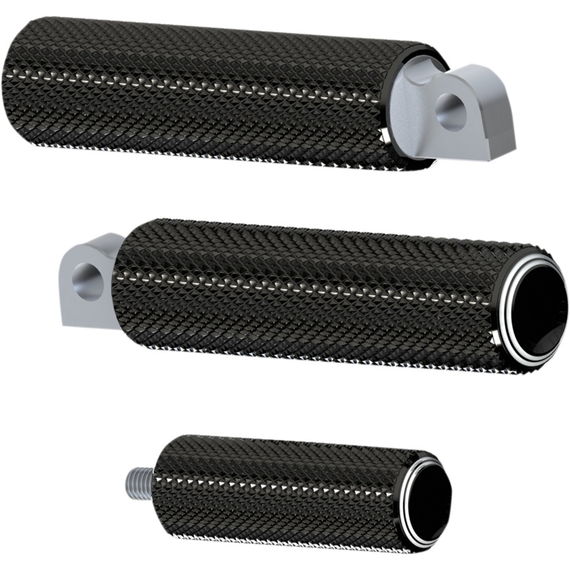 ARLEN NESS Footpeg – Dual Ring – Black Fusion Male-Mount Footpegs