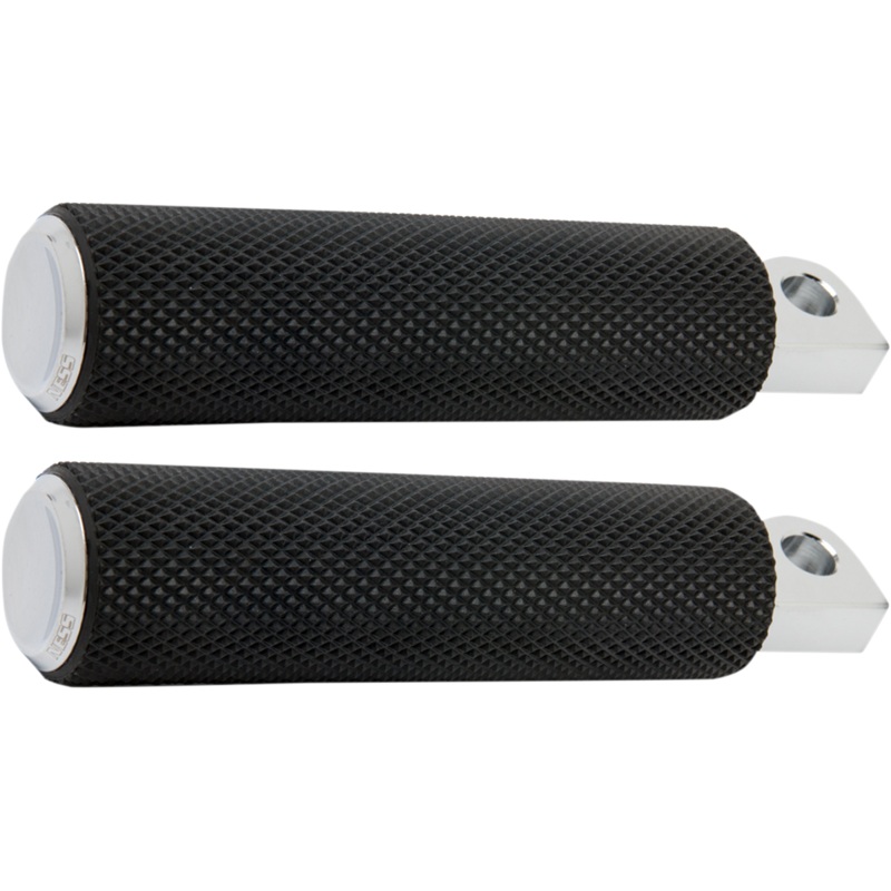 ARLEN NESS Footpeg – Knurled – Chrome Fusion Male-Mount Footpegs