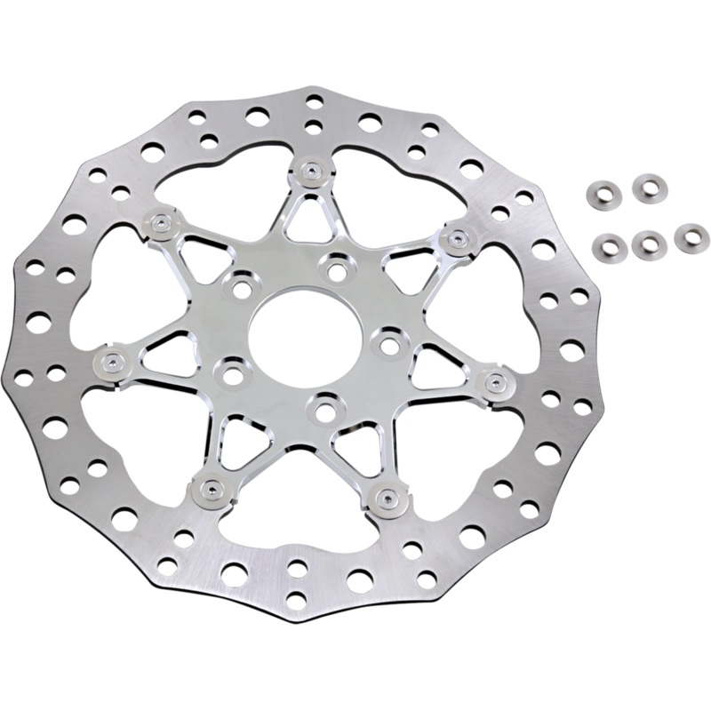 ARLEN NESS Front Rotor – Procross – 11.8 – Chrome Two-Piece Floating Brake Rotor