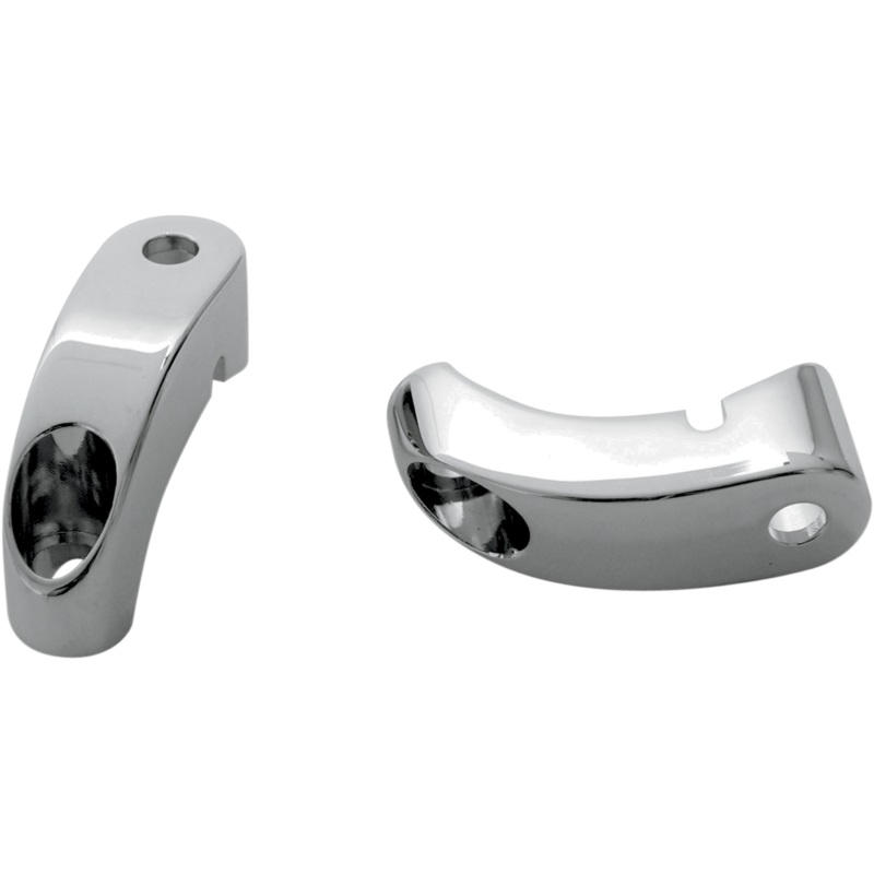 ARLEN NESS Front Turn Signal Mounts – 39mm Forks – Chrome Custom Turn Signal Mounts for 39mm and 49mm Fork Assemblies