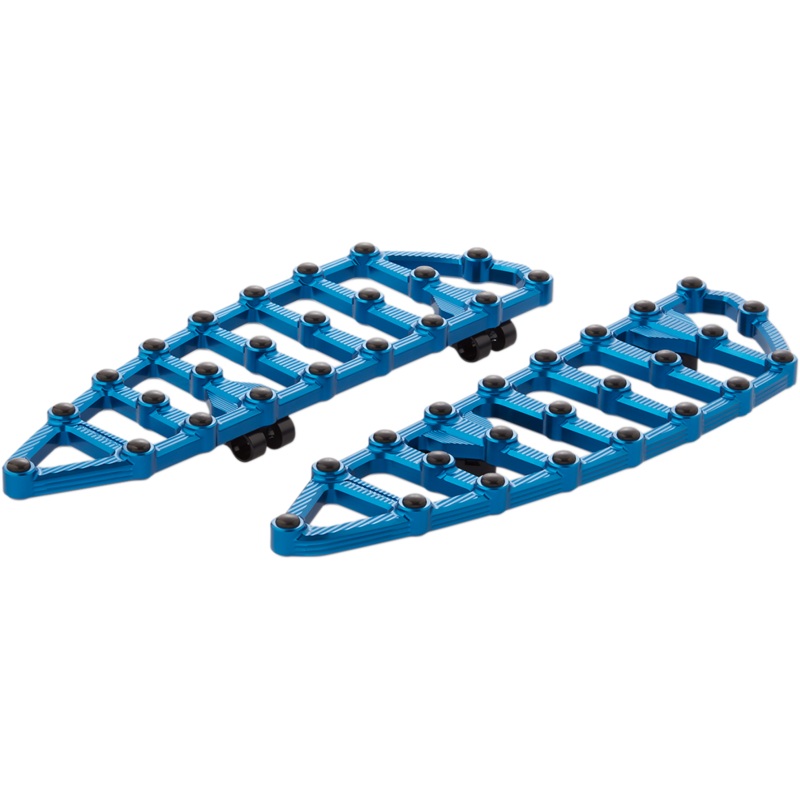 ARLEN NESS MX Driver Boards – Blue MX Billet Floorboards