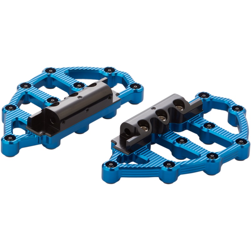 ARLEN NESS MX Passenger Boards – Blue MX Billet Floorboards