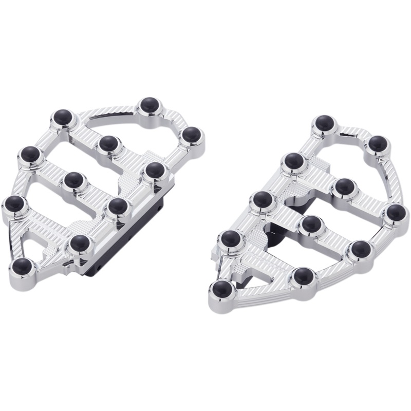 ARLEN NESS MX Passenger Boards – Chrome MX Billet Floorboards