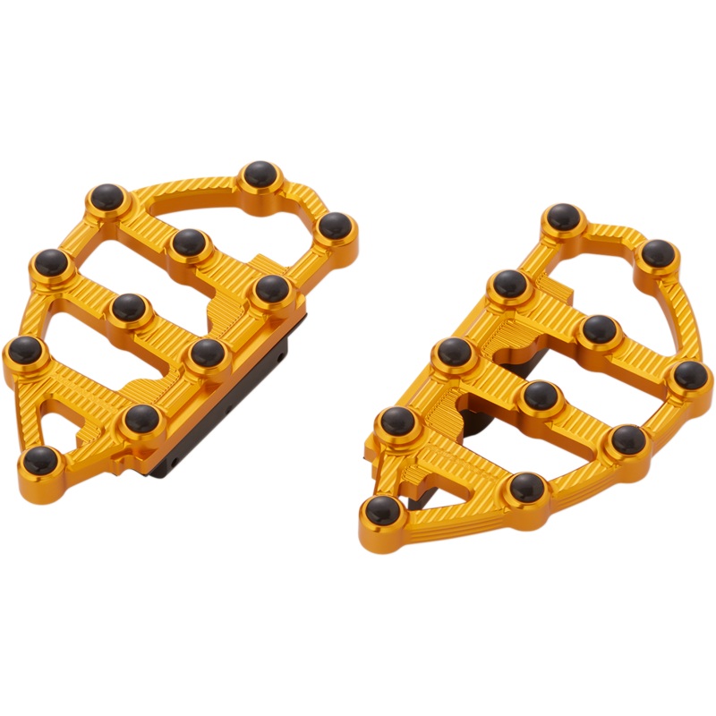 ARLEN NESS MX Passenger Boards – Gold MX Billet Floorboards