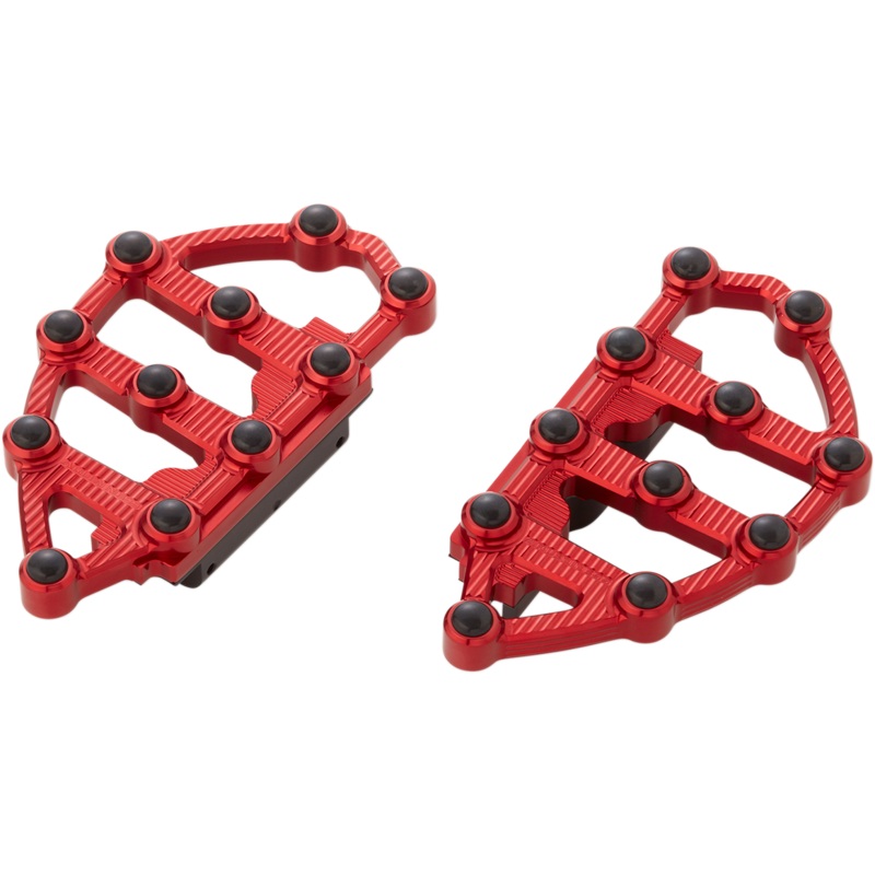 ARLEN NESS MX Passenger Boards – Red MX Billet Floorboards