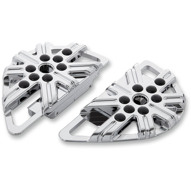 ARLEN NESS Passenger Boards – 10 Gauge – Chrome Adjustable Driver Floorboards