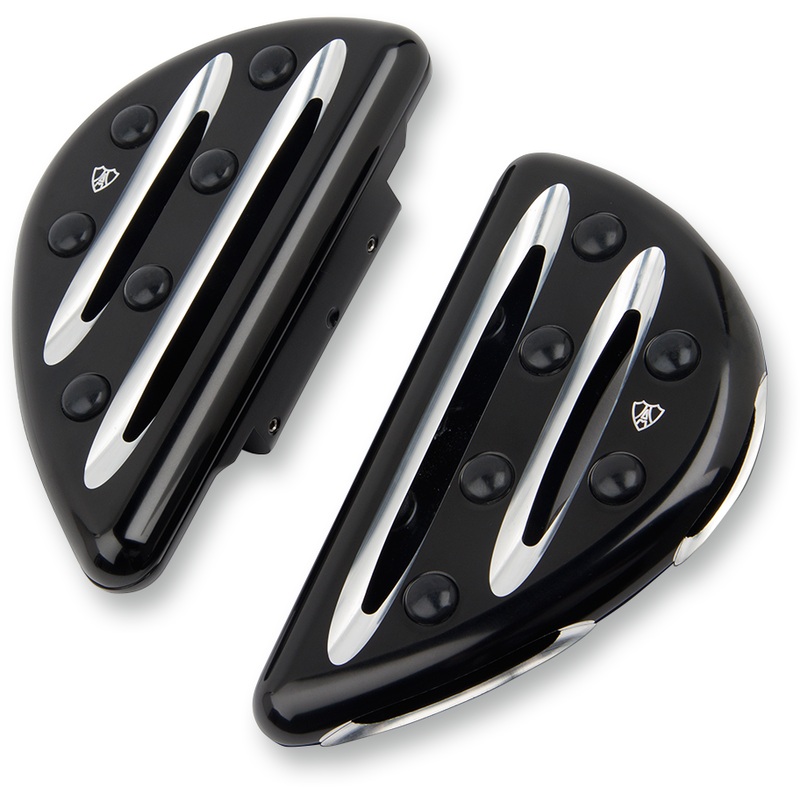 ARLEN NESS Passenger Floorboard – Deep Cut – Black Deep Cut Floorboards