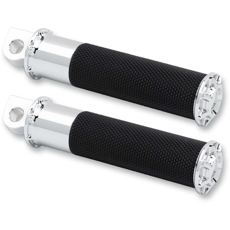 ARLEN NESS Peg – Beveled – Chrome Fusion Male-Mount Footpegs