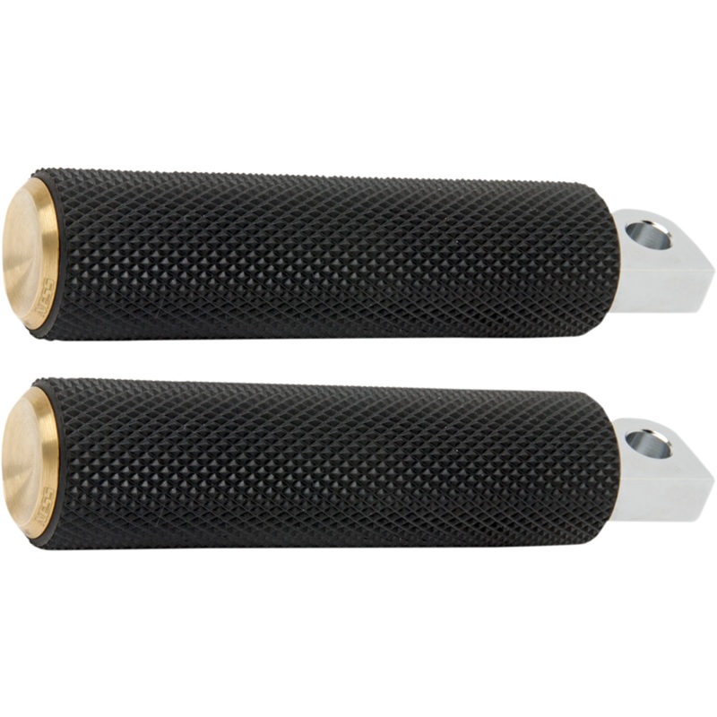 ARLEN NESS Peg – Knurled – Brass Fusion Male-Mount Footpegs