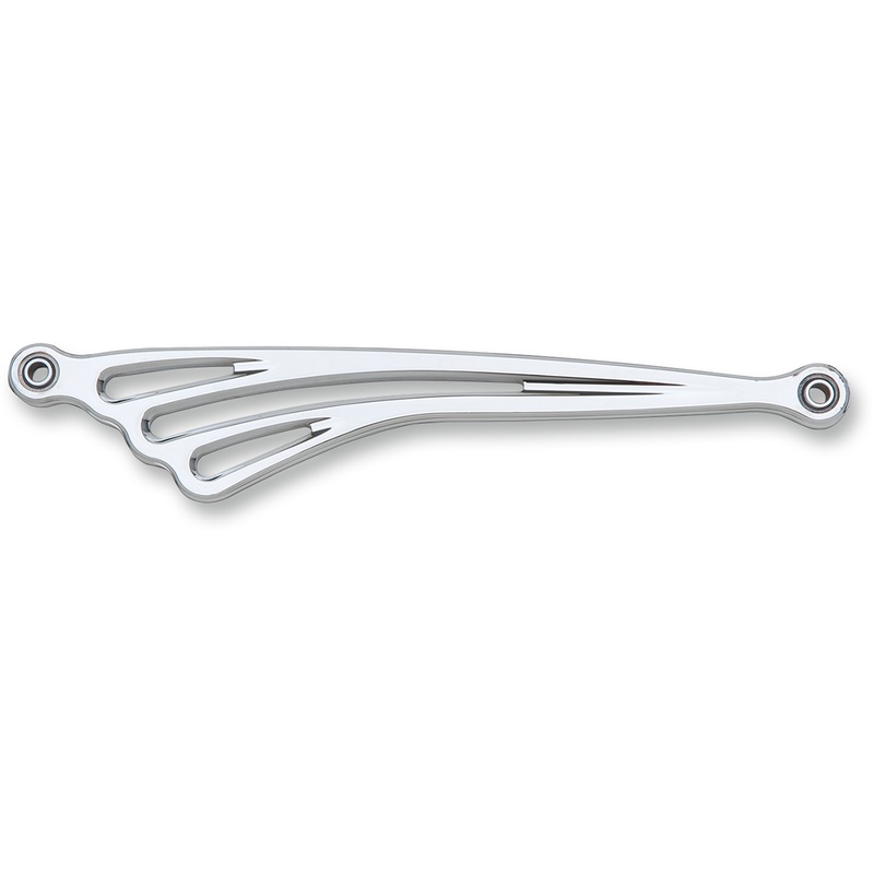 ARLEN NESS Shift Rod – Deep Cut – Flat – Chrome Shifter Rod