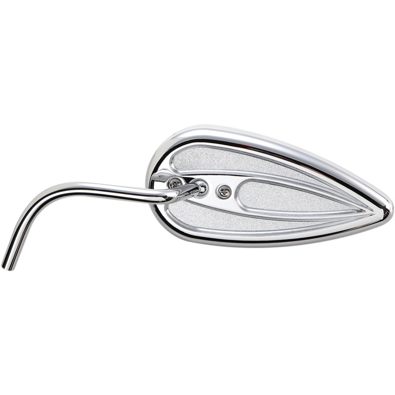 ARLEN NESS Tear Drop Mirror – Left Teardrop Mirror with Steel Stem