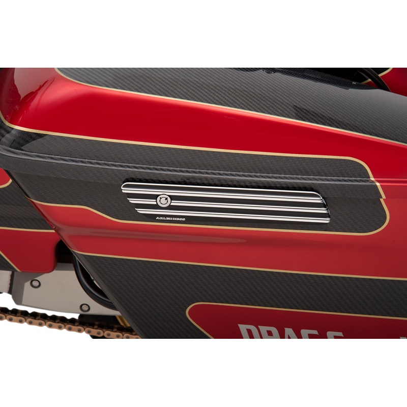 ARLEN NESS 10-Gauge Covers – Black – 14-19 Ness-Tech Saddlebag 10-Gauge Hinge Covers