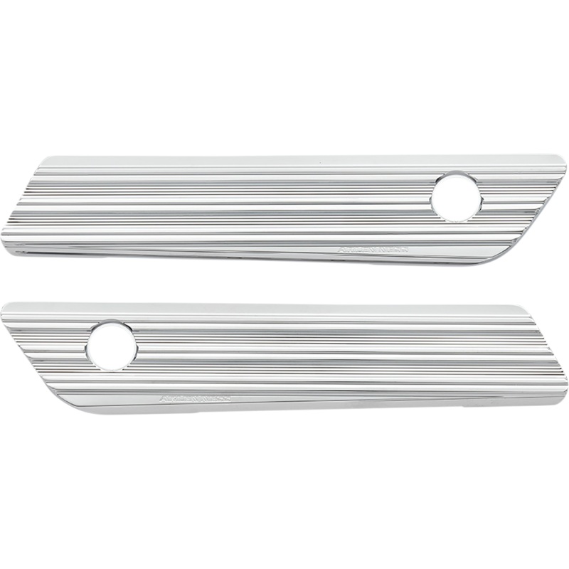 ARLEN NESS 10-Gauge Covers – Chrome – 14-19 Ness-Tech Saddlebag 10-Gauge Hinge Covers