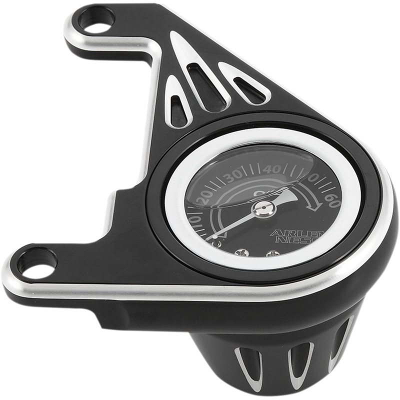 ARLEN NESS Oil Pressure Gauge Kit – Deep Cut with Black Anodized Finish Oil Pressure Gauge Kit  Deep Cut