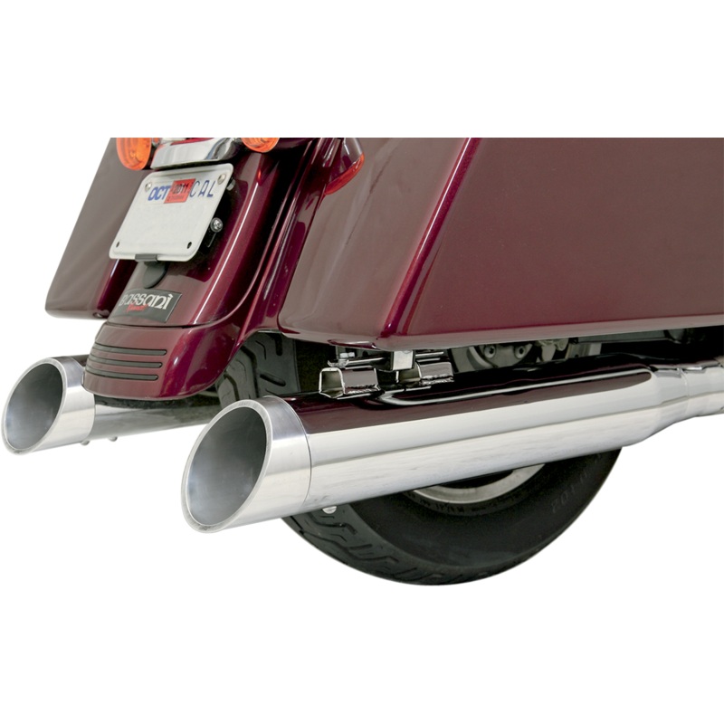 BASSANI XHAUST 4 End Cap – Polished – Slash Optional B1-Syle Quick-Change End Caps  Slash-Cut