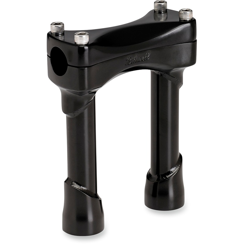 BILTWELL Black 10 Murdock Risers Murdock Handlebar Riser