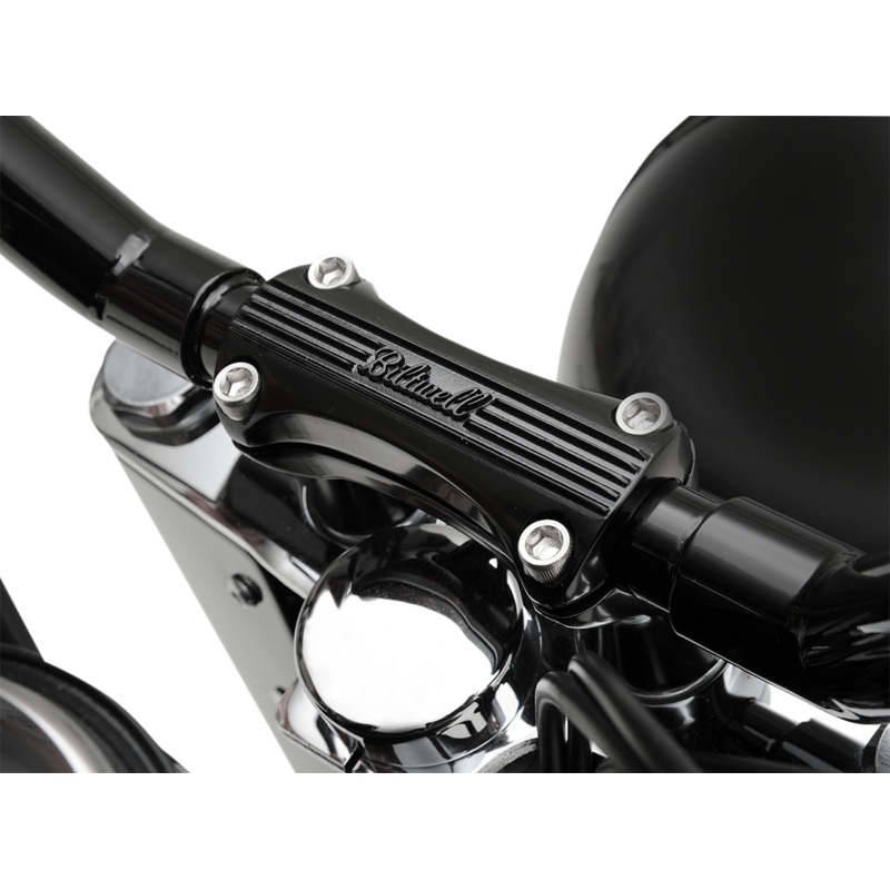 BILTWELL Black 2 Thunder Risers 2 Thunder Handlebar Riser
