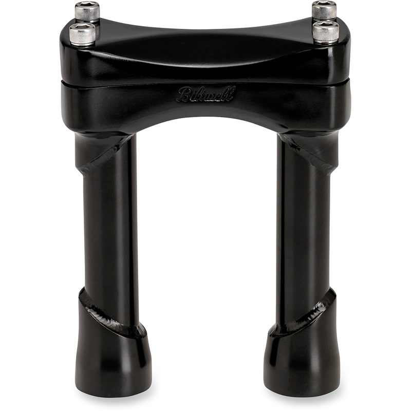 BILTWELL Black 6 Murdock Risers Murdock Handlebar Riser