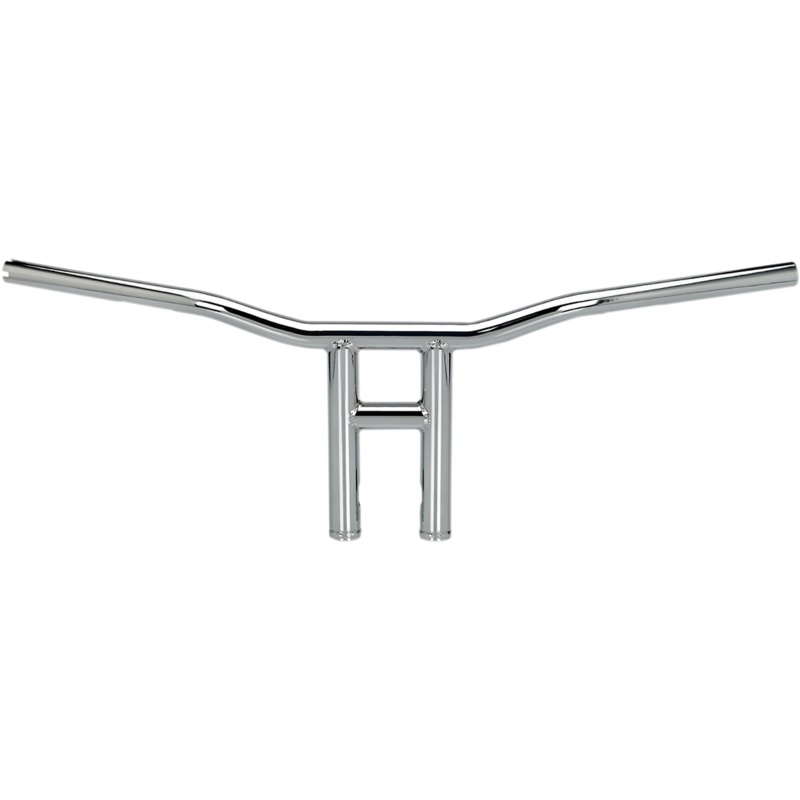 BILTWELL Chrome 10 Tyson XL Handlebar for Throttle-By-Wire 1 Throttle-By-Wire Handlebar