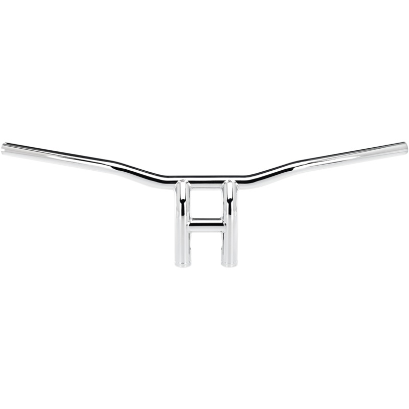 BILTWELL Chrome 8 Tyson XL Pullback Handlebar for Throttle-By-Wire 1 Throttle-By-Wire Handlebar