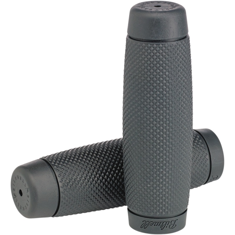 BILTWELL Gray 1 Recoil Grips Recoil Bar Grips