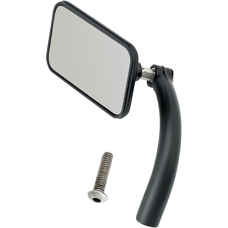 BILTWELL Rectangular Mirror – Black Utility Mirror