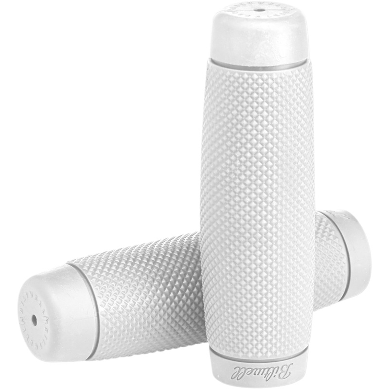 BILTWELL White 1 Recoil Grips Recoil Bar Grips