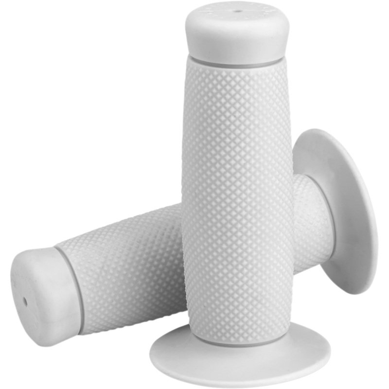 BILTWELL White 1 Renegade Grips Renegade Bar Grips