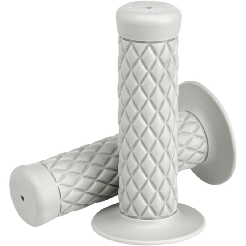 BILTWELL White 1 Thruster Grips White 1 Thruster Grips