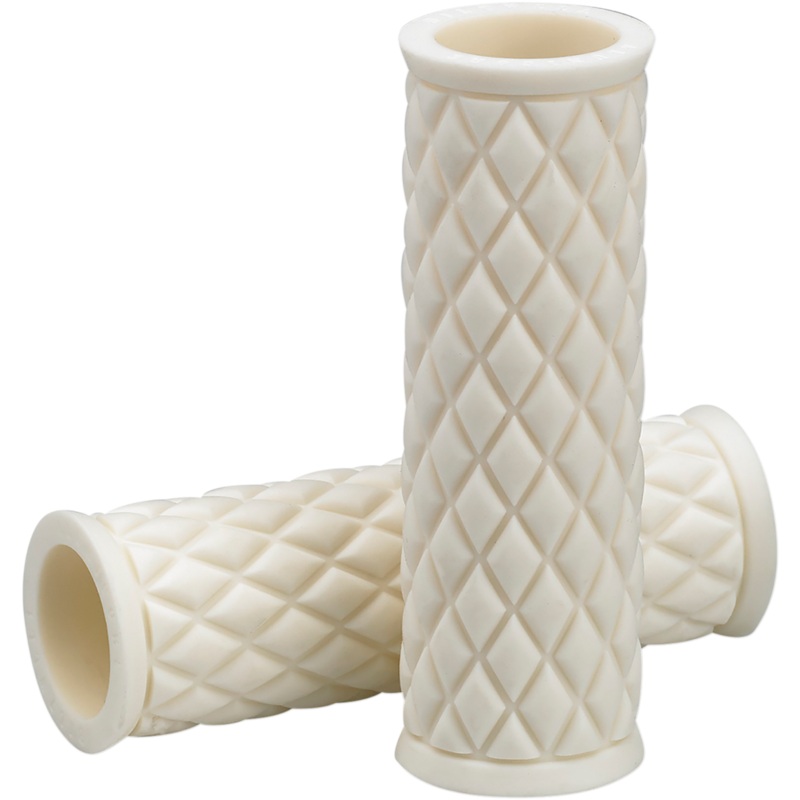 BILTWELL White Alumicore Replacement Grips Alumicore Grips