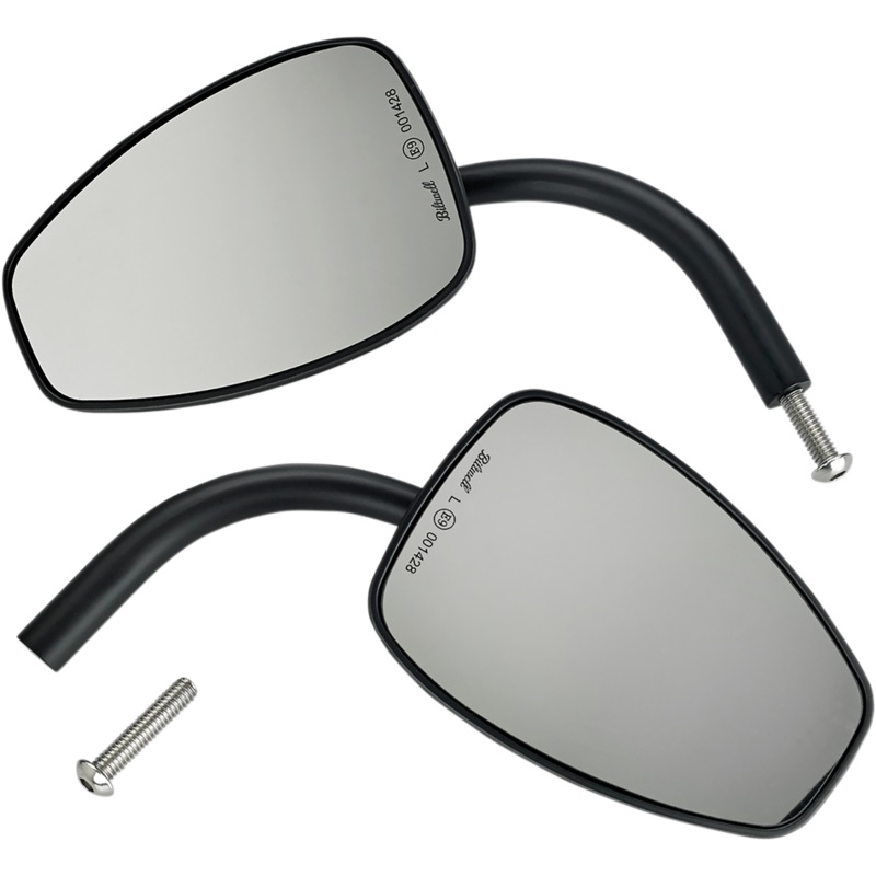 BILTWELL Mirror – Tear Drop – Black Utility Mirror
