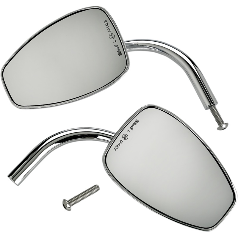 BILTWELL Mirror – Tear Drop – Chrome Utility Mirror