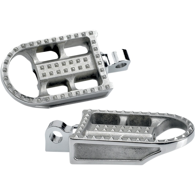 BILTWELL Mushman Footpegs – Polished Mushman Footpegs