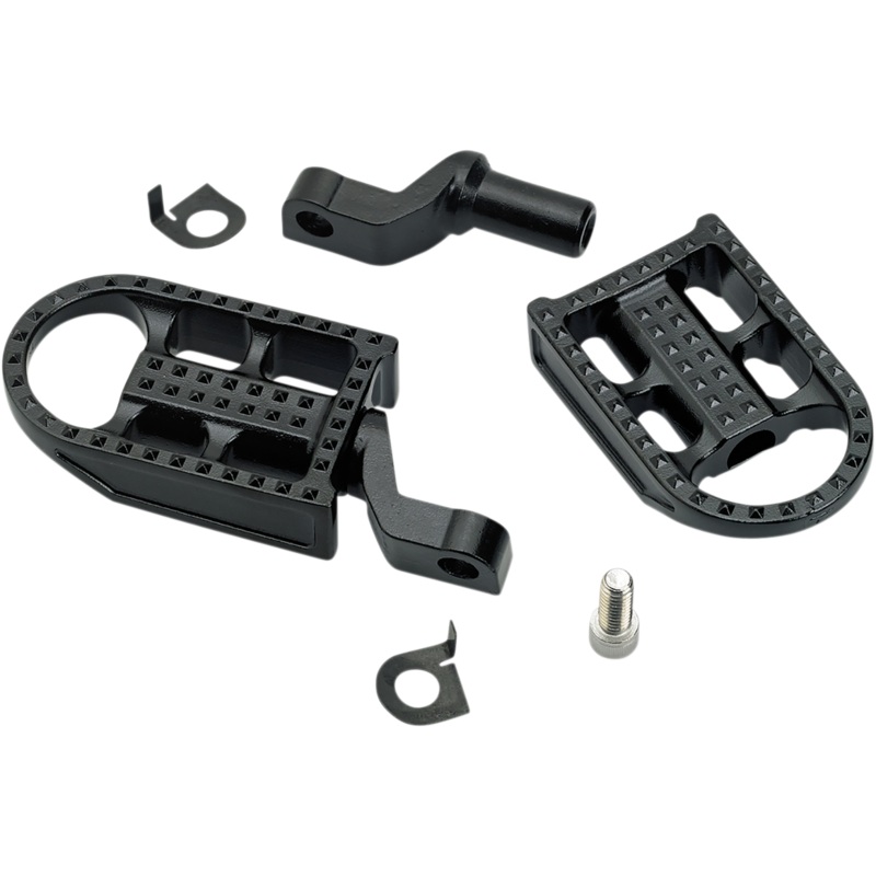 BILTWELL Mushman Step Footpegs – Black Mushman Footpegs