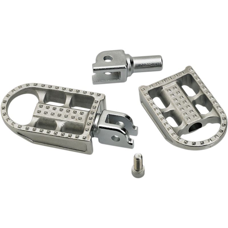 BILTWELL Mushman Step Footpegs – Polished – Softail Mushman Footpegs