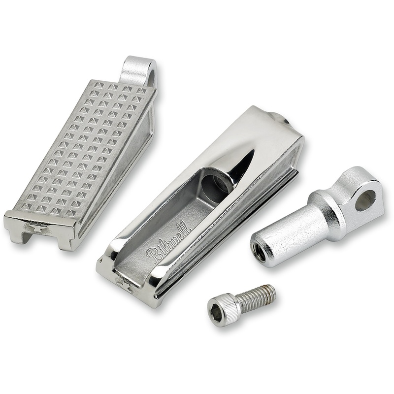 BILTWELL Sanderson Foorpegs – Polished Sanderson Footpegs