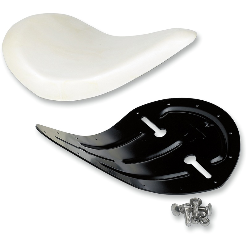 BILTWELL Slimline Pan Seat – With Foam Slimline Solo Vinyl Seat