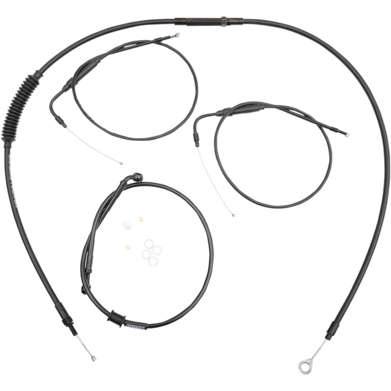 BURLY BRAND Handlebar Cable And Brake Line Kit For Clubman Handlebars Handlebar Cable and Brake Line Kit for Clubman Handlebars