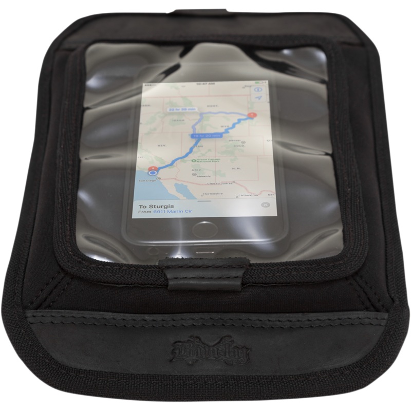 BURLY BRAND Magnetic Map Pocket – Black Magnetic Map Pocket