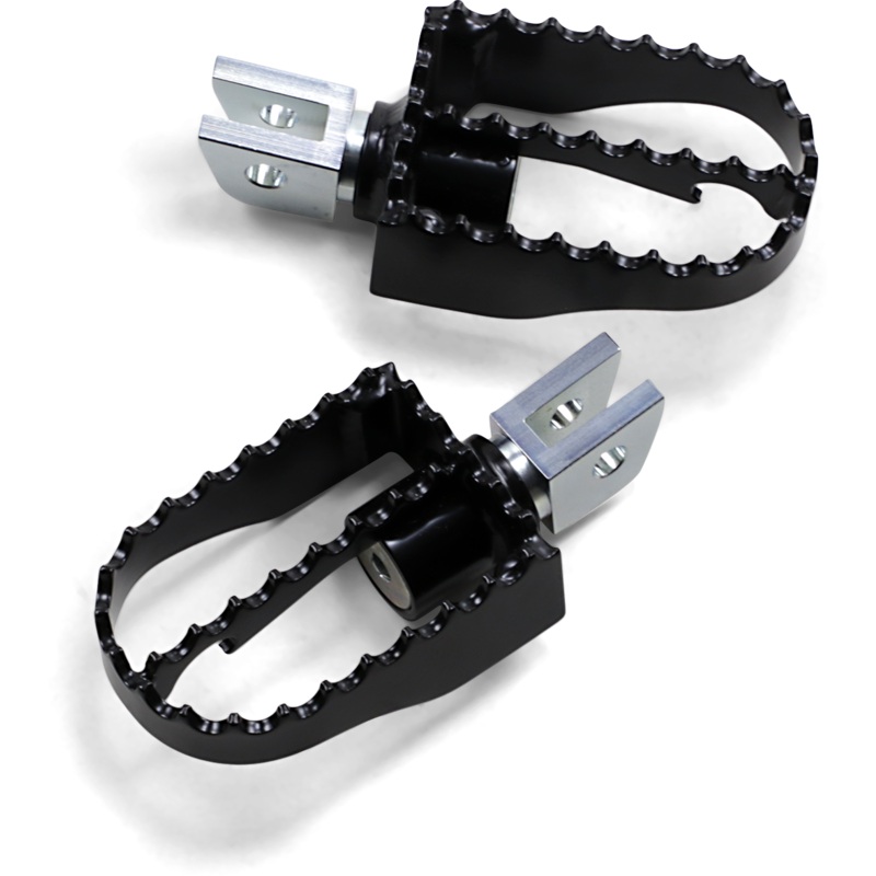 BURLY BRAND MX Rider Pegs – Black MX-Style Footpegs