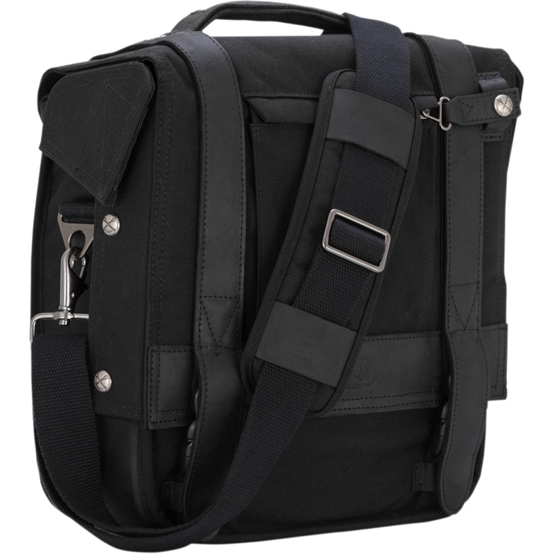 BURLY BRAND Saddlebag – Black Cordura Voyager Saddlebag