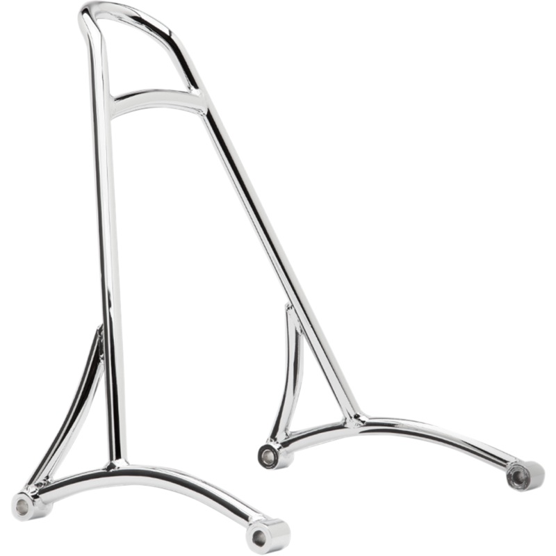 BURLY BRAND Sissy Bar – Short – Chrome – Touring Short Sissy Bar