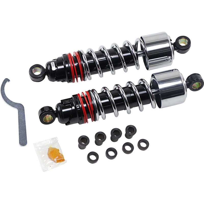 BURLY BRAND Slammer Plus Shocks – Chrome – XL Slammer Plus Shocks